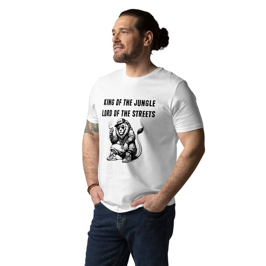 LeoStreet TX HD WH maglietta in cotone organico unisex