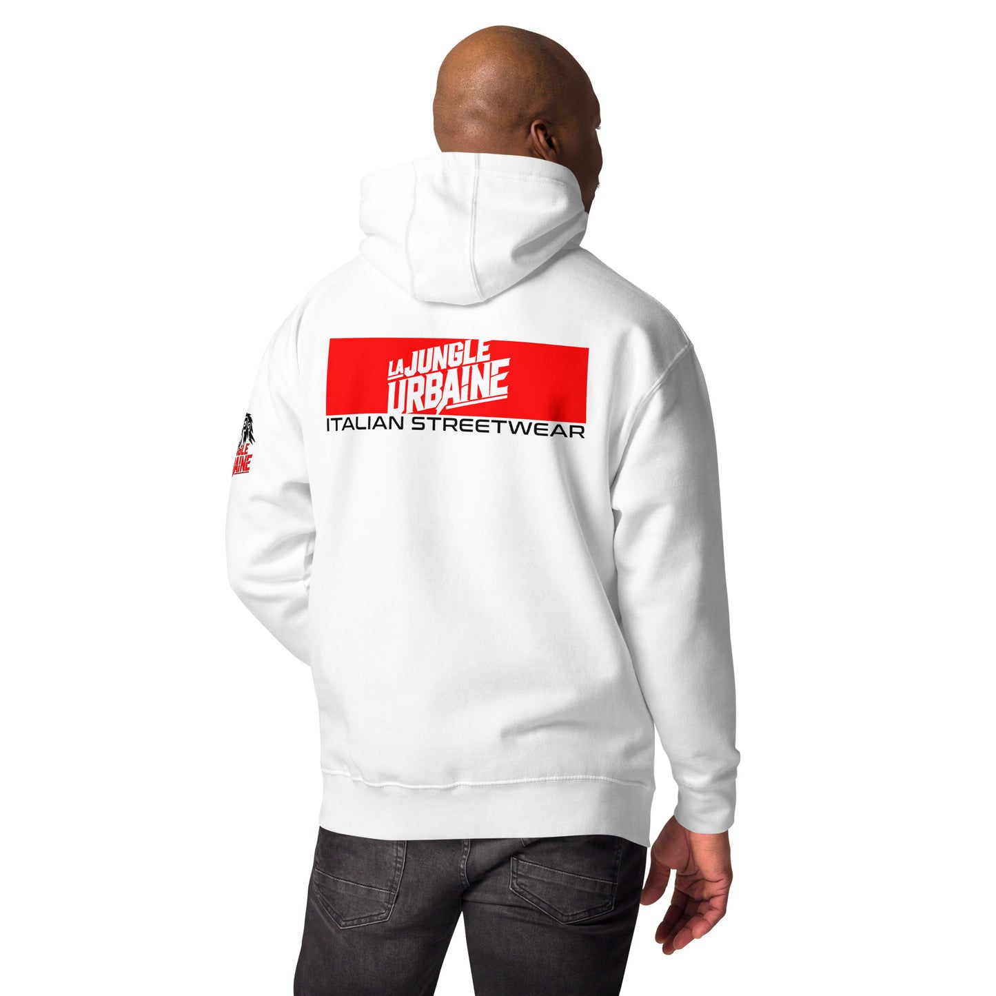 LJU Red felpa con cappuccio unisex